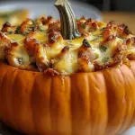 Jack-o'-Lantern Stuffed Squash