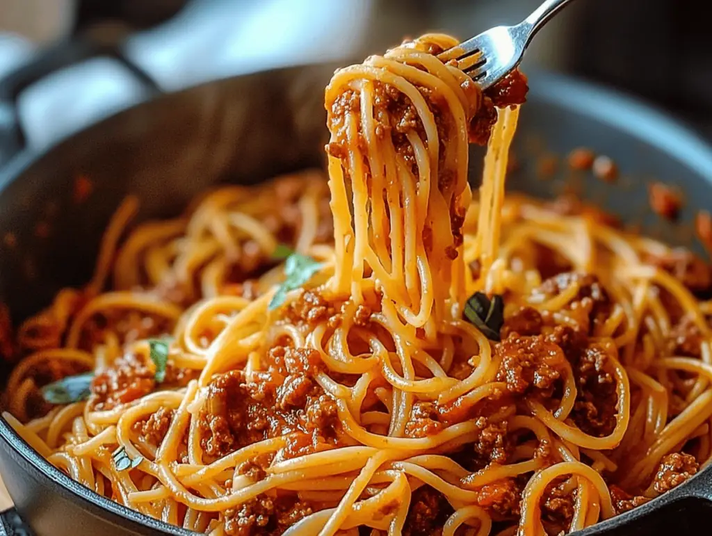 Bold and Savory Cowboy Spaghetti