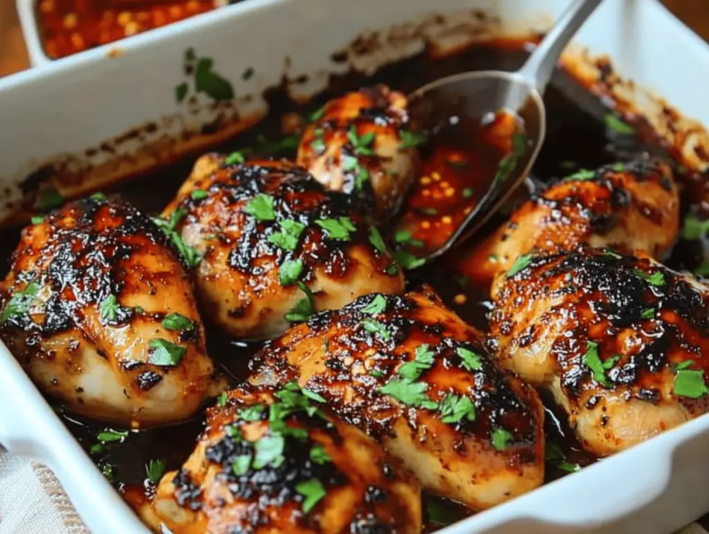 Sweet and Spicy Harissa Honey Chicken Delight