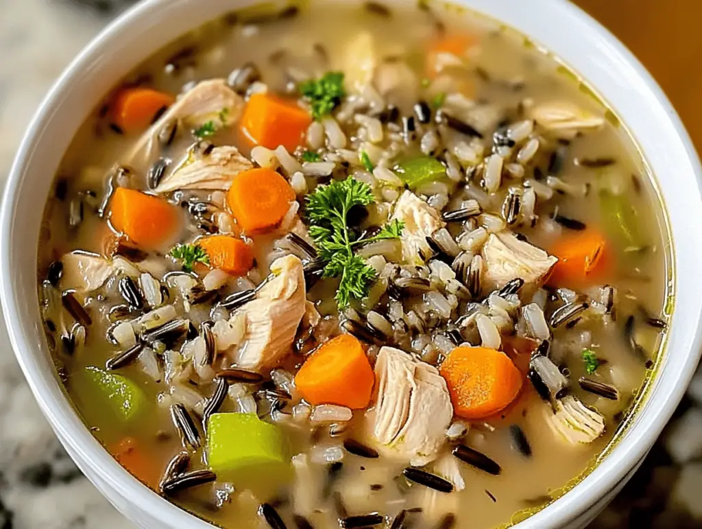 Hearty Turkey Wild Rice Soup