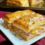 Flaky Crescent Squares with Sausage, Egg, and Cheese