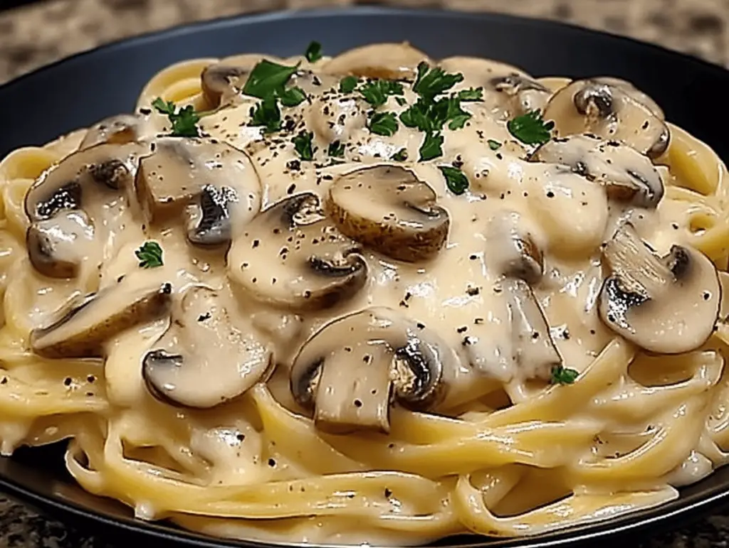 Tremendously Creamy Mushroom Pasta Feast