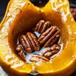 Maple Pecan Roasted Acorn Squash