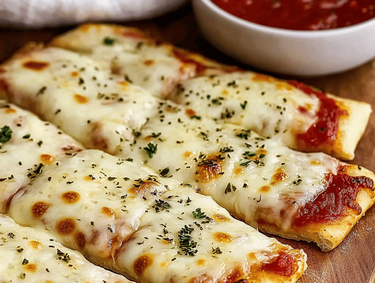 Homemade Cheese Breadsticks