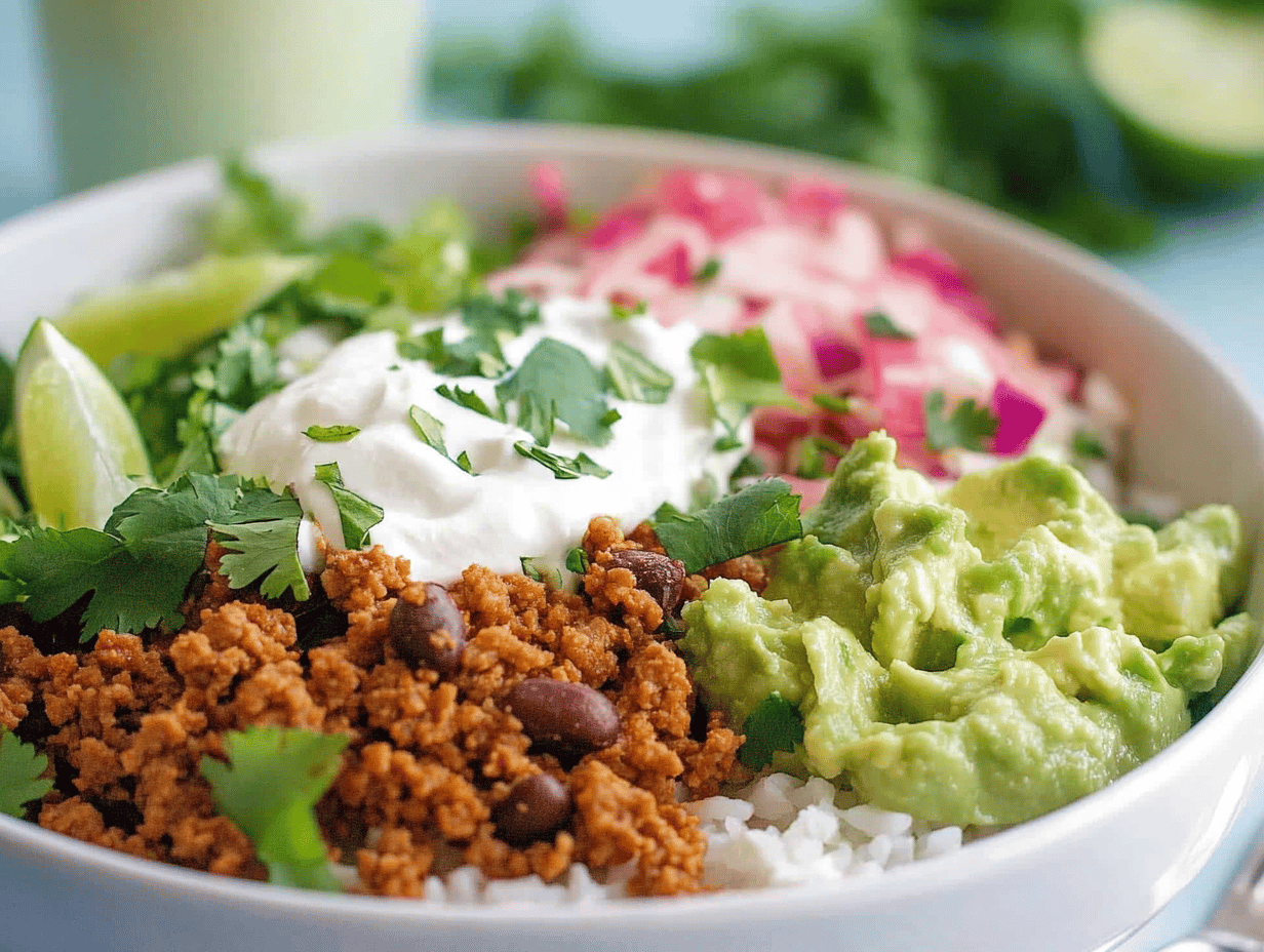 Ground Turkey Burrito Bowls