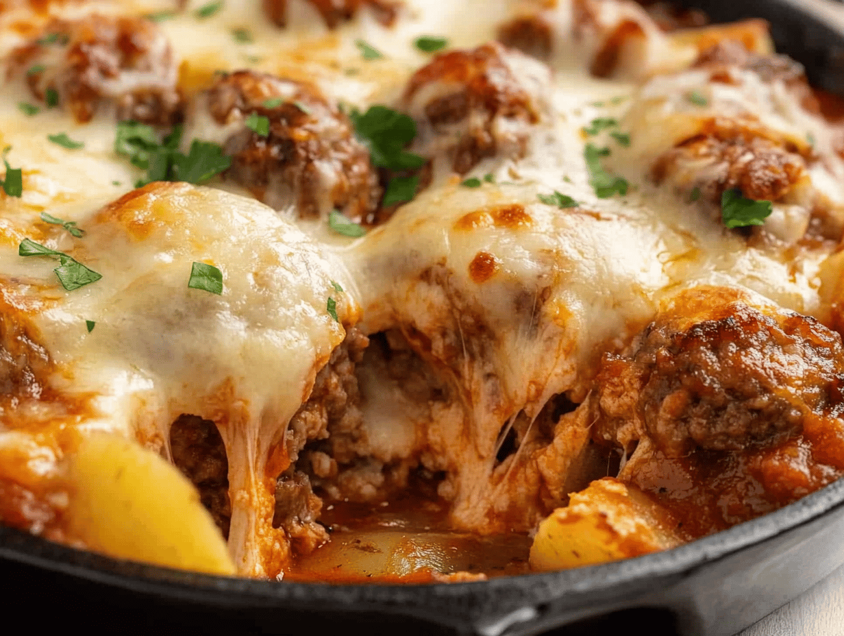 MEATBALLS AND POTATOES