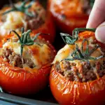 Delicious Meat Stuffed Tomatoes