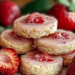 Strawberry Shortbread Cookies