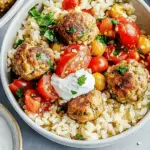 Mediterranean Chicken Meatballs