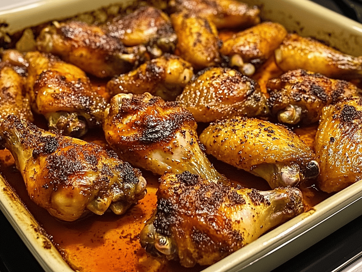 Crispy Oven-Baked Chicken Wings with Savory Dry Rub