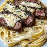 Creamy Cajun Steak Alfredo Sensation