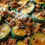 Quick & Healthy Ground Turkey and Zucchini Skillet