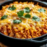 Chicken Enchilada Rice Casserole