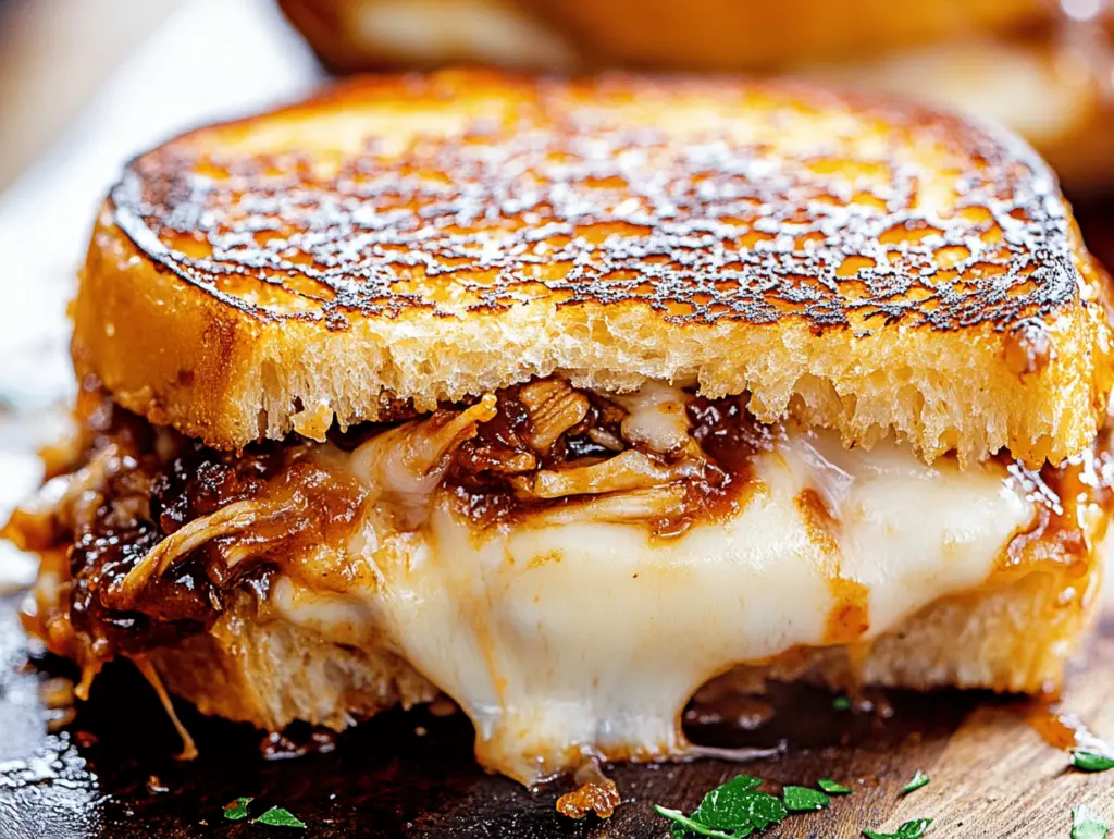 BBQ Chicken Grilled Cheese