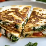 Spinach and Feta Quesadillas