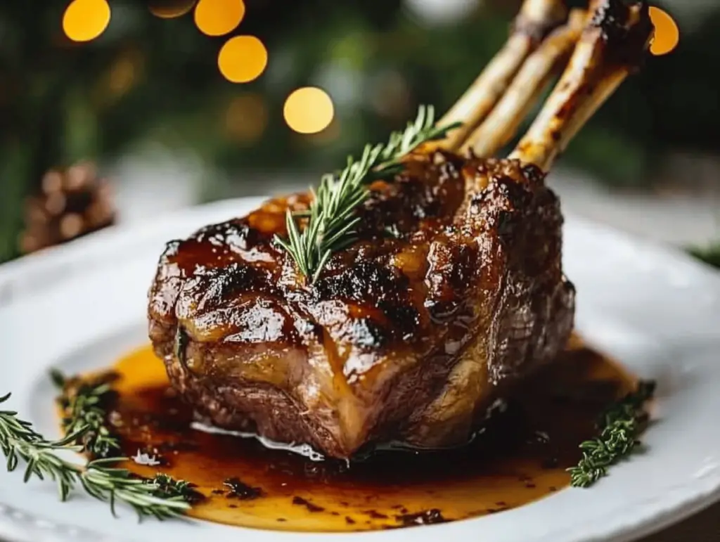 Christmas Braised Lamb Shanks with Herb Infusion