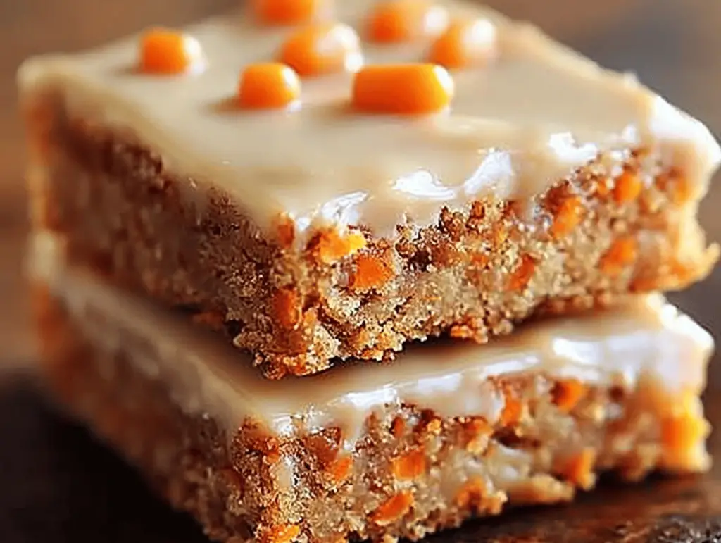 Delicious Carrot Bars with Maple Frosting