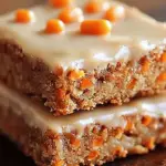 Delicious Carrot Bars with Maple Frosting