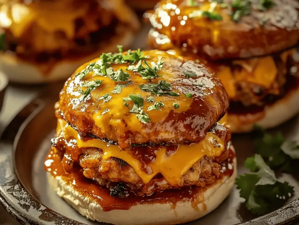 Gourmet Cheddar Ranch Chicken Sliders