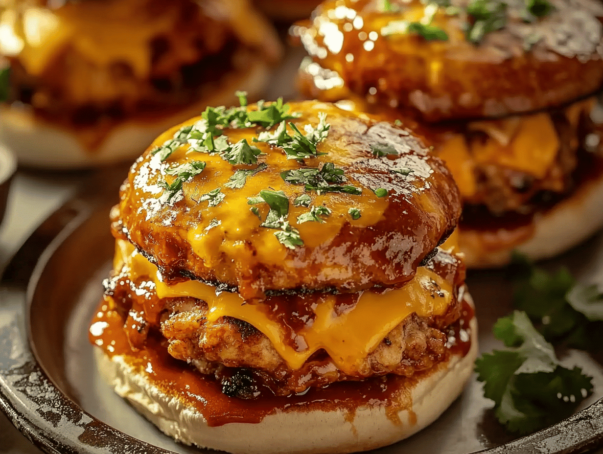 Gourmet Cheddar Ranch Chicken Sliders