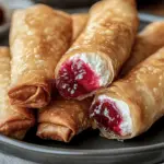 Delicious Cherry Cheesecake Egg Rolls