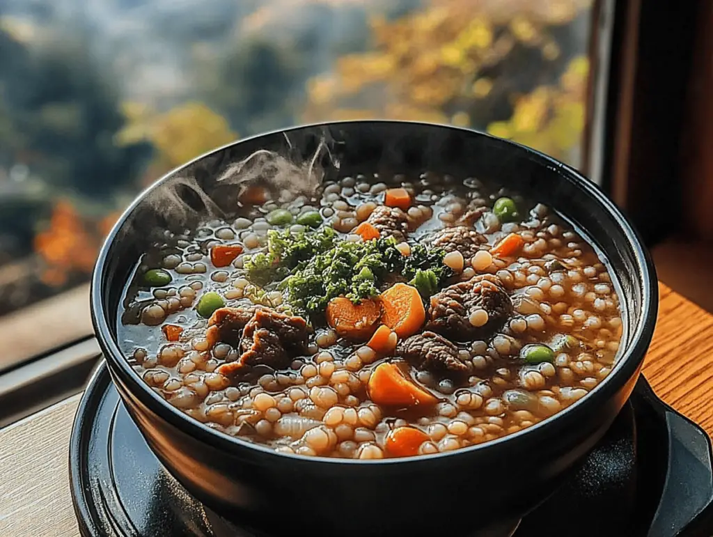 Hearty Beef Barley Soup Recipe