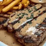 Savor the Flavor: Steak with Garlic Cream Sauce