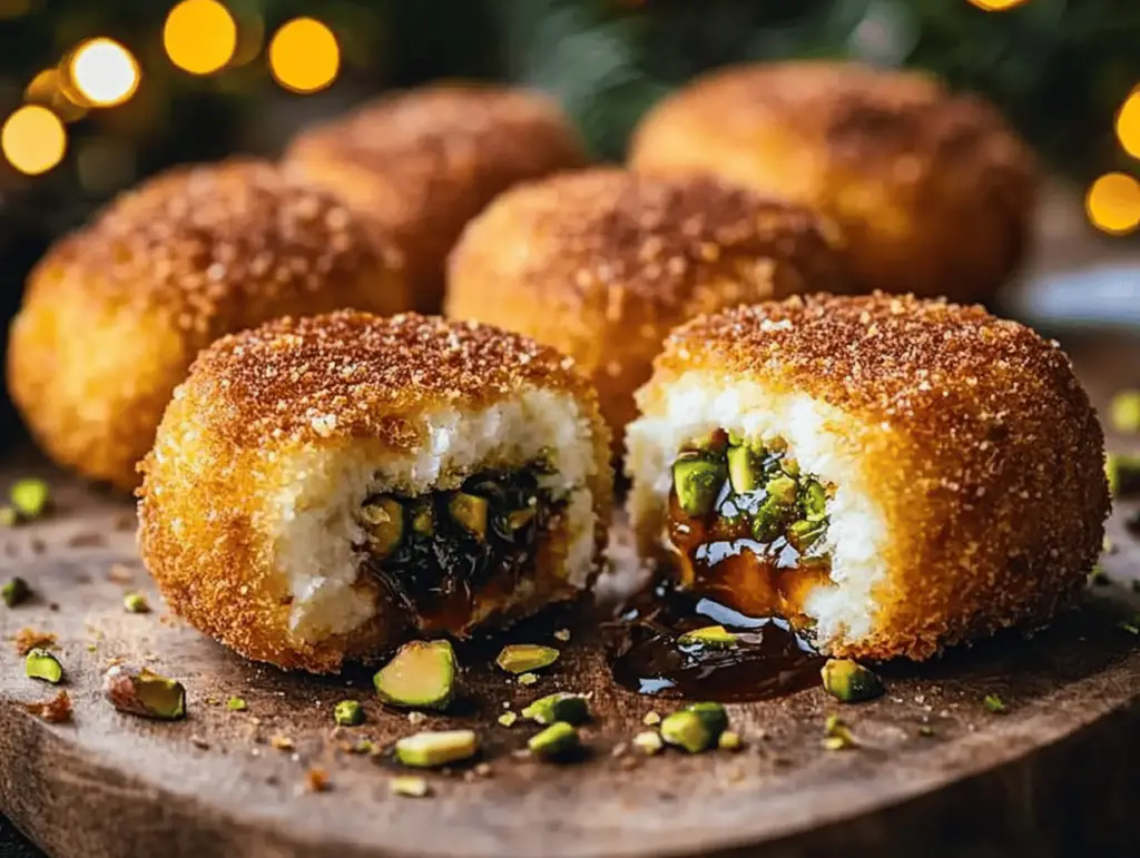 Delicious Goat Cheese Croquettes with Fig Jam Drizzle