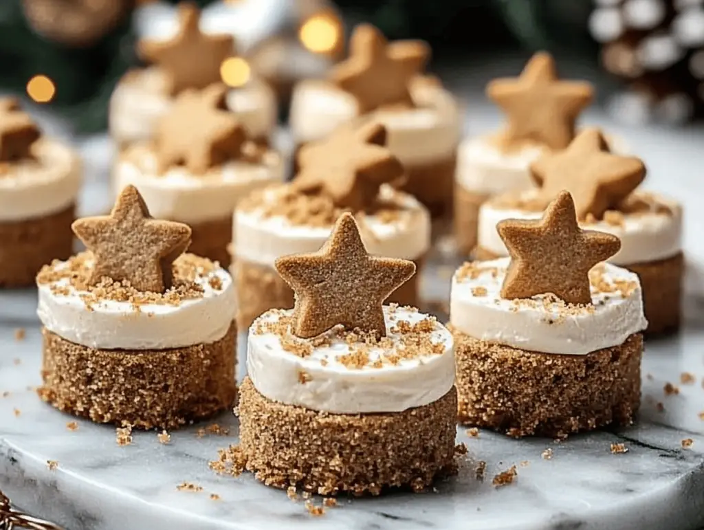 Gingerbread Cheesecake Bites