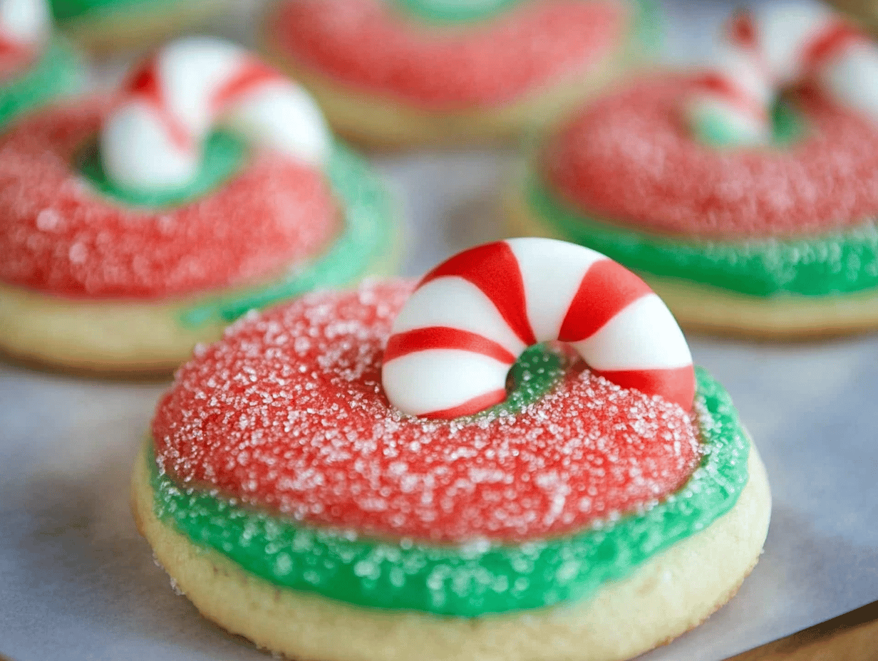 Delicious Peppermint Blossom Cookies