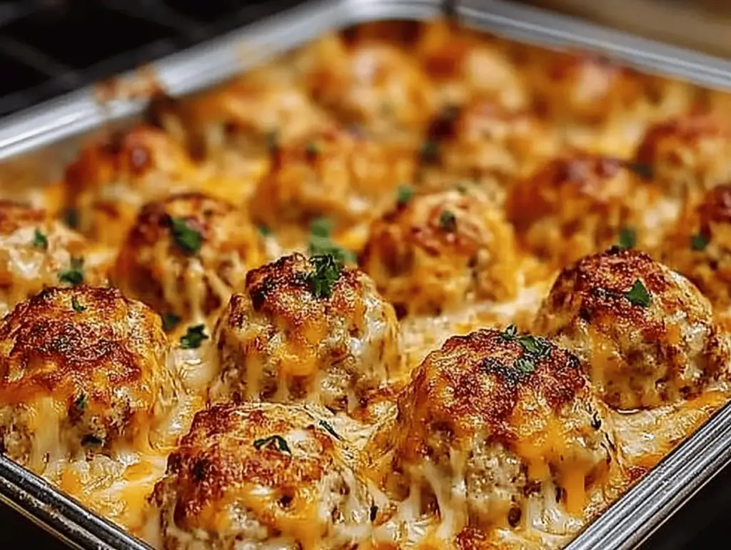 Delicious Baked Chicken Ricotta Meatballs