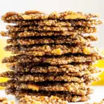 Delicious Sea-Salted Quinoa Pecan Brittle