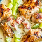 Creamy Pepperoncini Chicken Skillet Delight