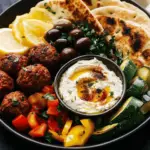 Easy Harissa Meatballs with Whipped Feta