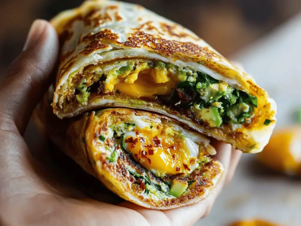 Scrumptious Scallion Pancake with Eggs