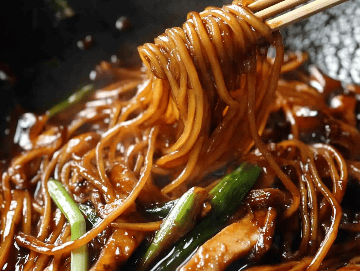 Quick and Delicious Shanghai Fried Noodles