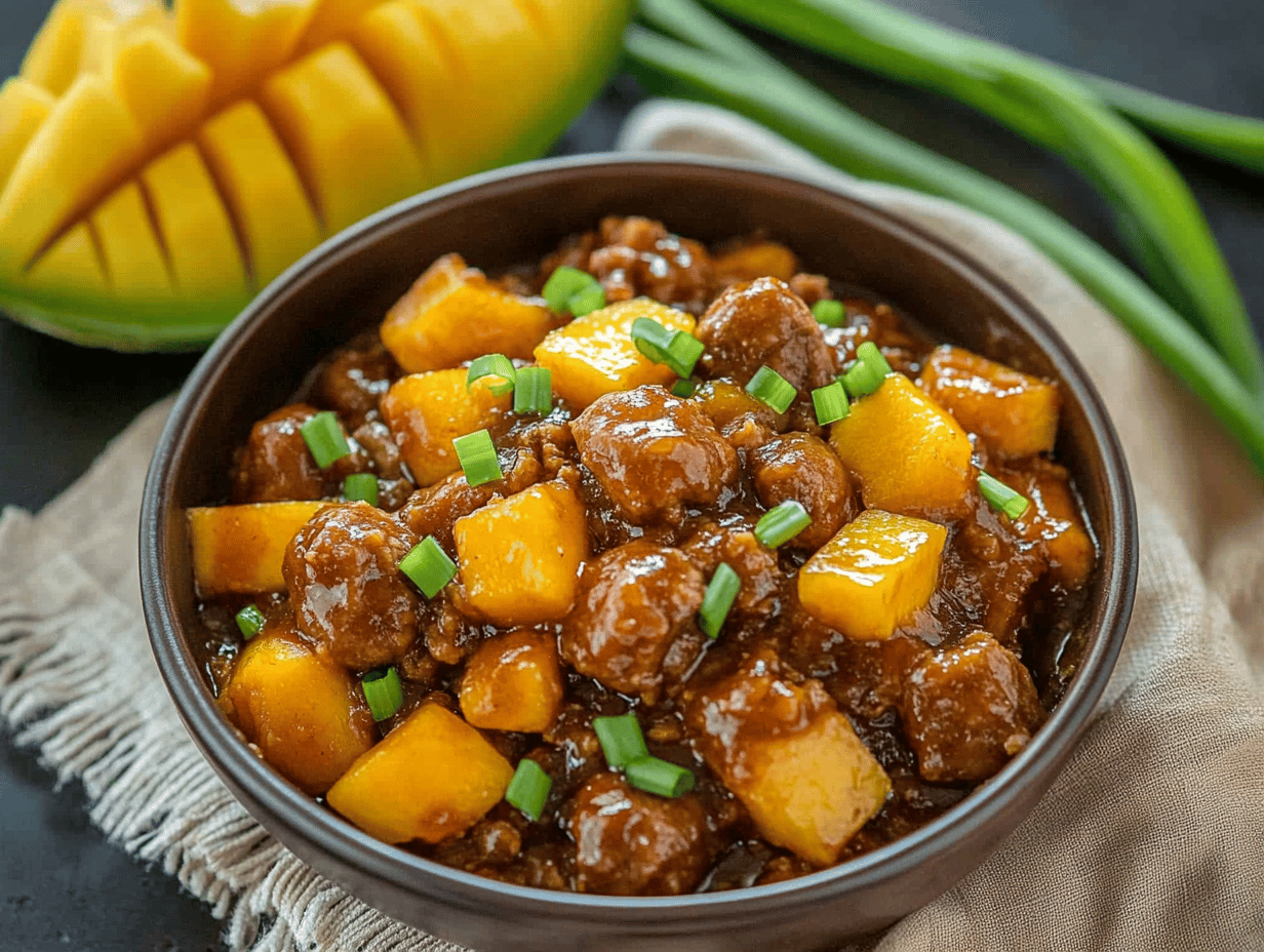 Quick and Delicious Chinese-Style Mango Chicken Stir Fry