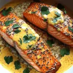 Coconut Curry Salmon with Coconut Quinoa