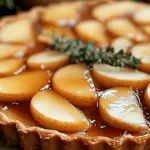 Caramelized Pear & Thyme Tart