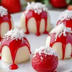 White Chocolate Strawberry Cheesecake Bites