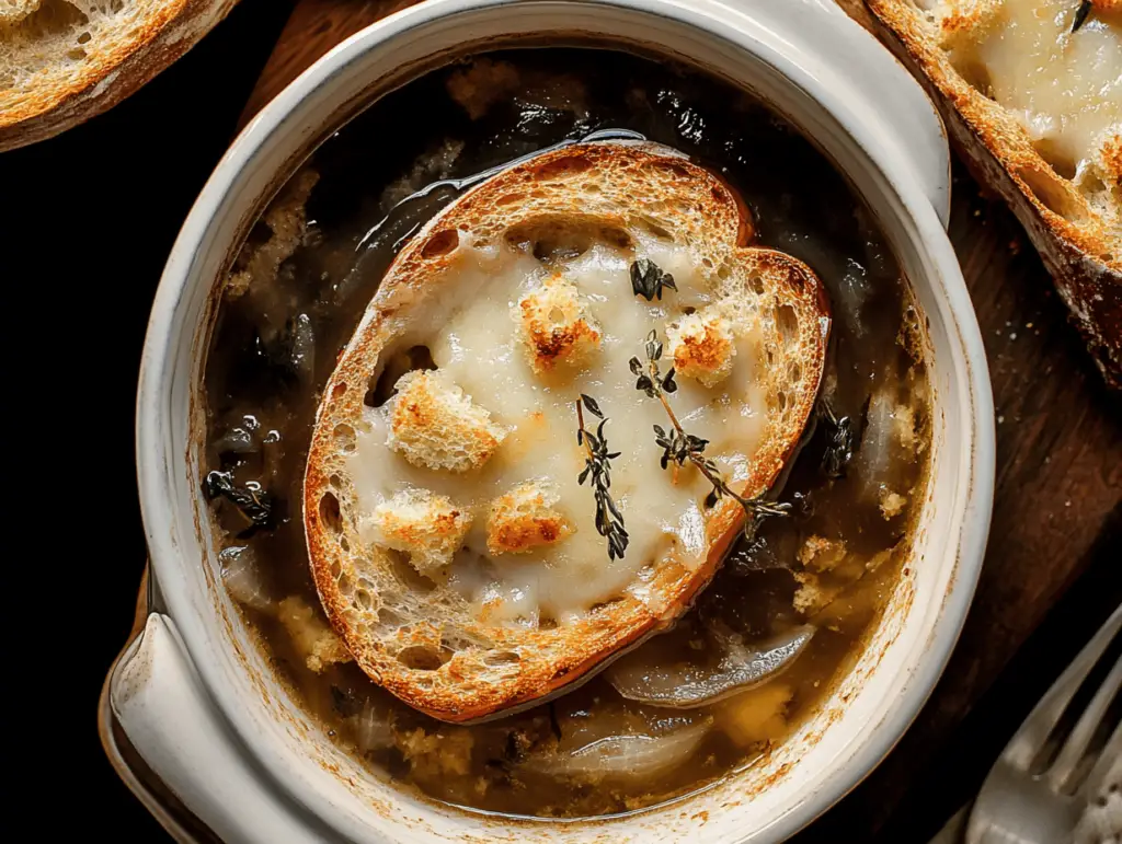 Hearty French Onion Lentil Soup