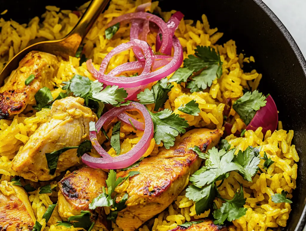 One Pot Turmeric Chicken and Rice