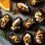 Delicious Roasted Goat Cheese Stuffed Dates