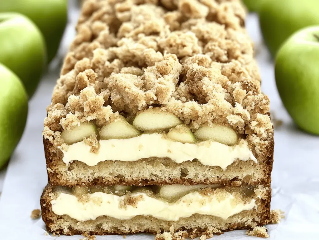 Delicious Apple Crisp Cheesecake Bread Recipe