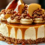 Indulge in Apple Crisp Cheesecake Delight