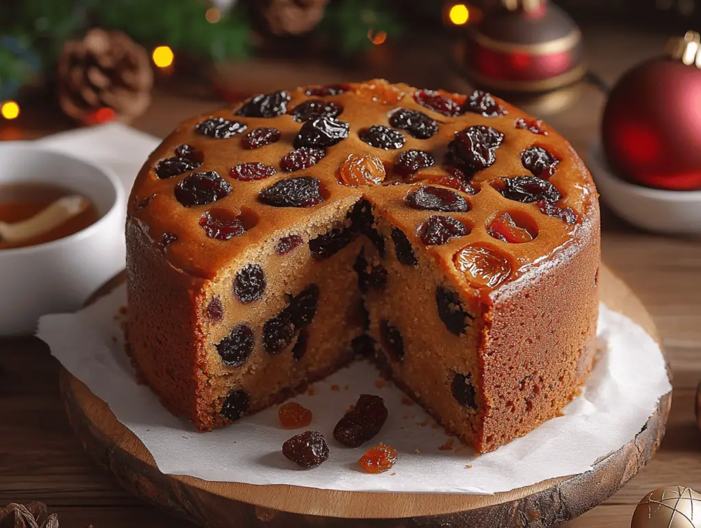 Deliciously Festive Joyful Holiday Cake