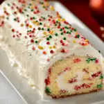 Festive Holiday Celebration Cake Roll