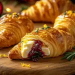 Cranberry & Orange Brie Crescent Rolls Recipe