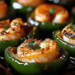 Spicy Cajun Shrimp Stuffed Jalapeños