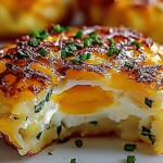 Cheesy Potato and Egg Bake